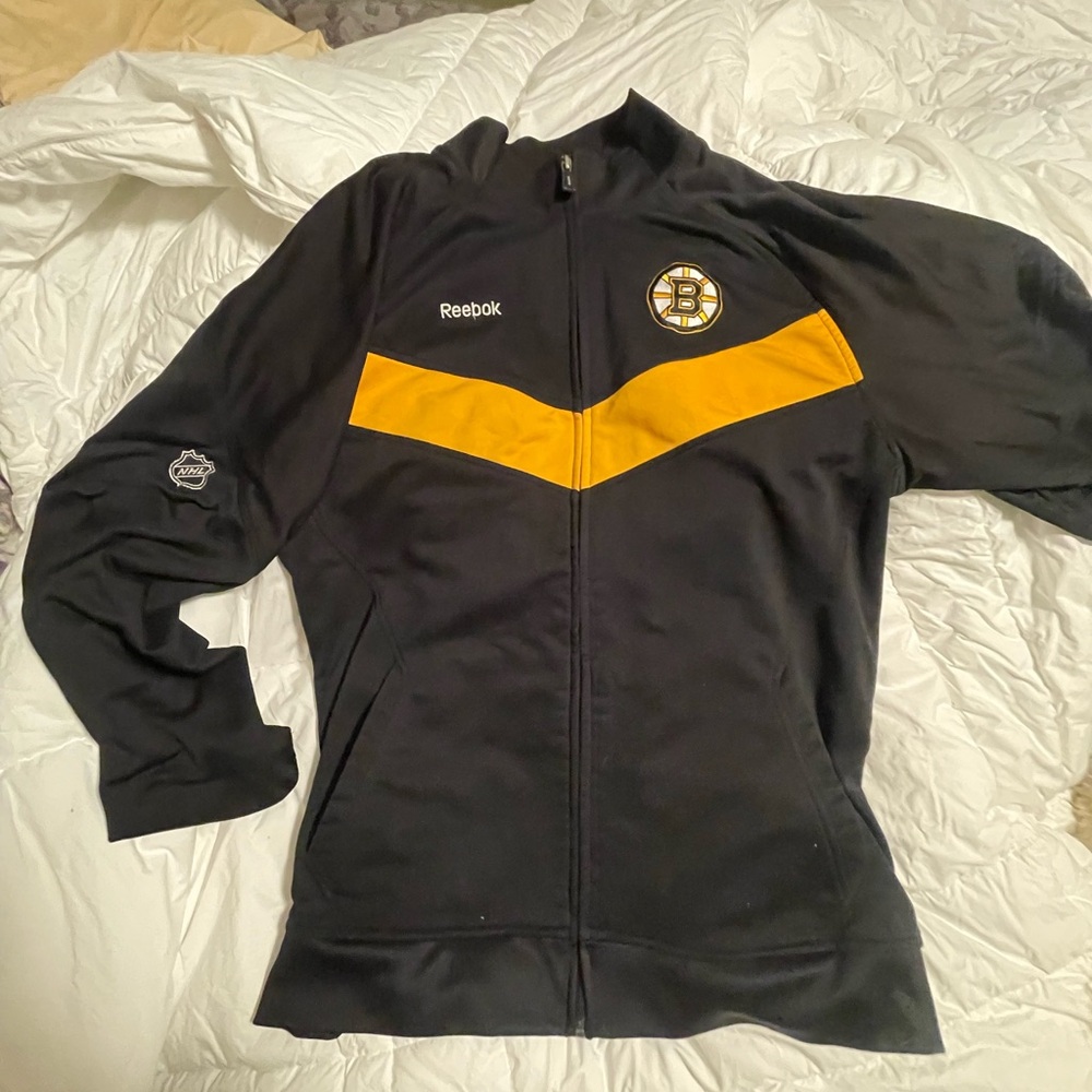 Reebok Black and Gold Team Jacket